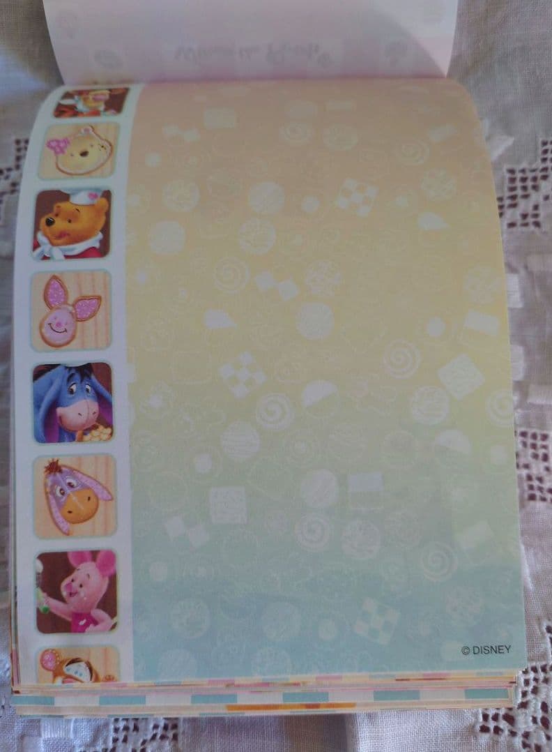 ディズニーキャラクターメモ帳便箋文具まとめ売りミッキーミニーぷーさんピーターパン