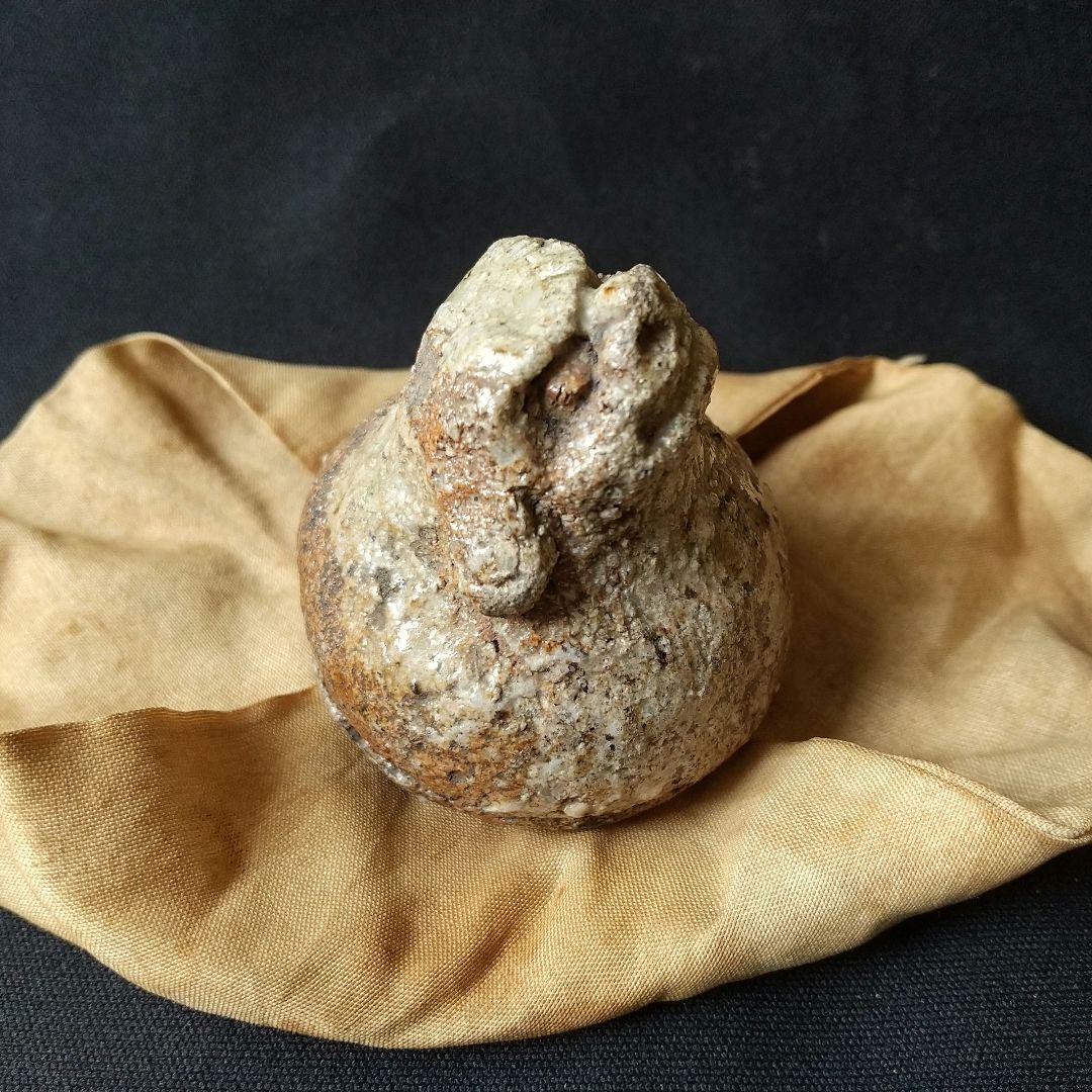 貴重  古信楽  獅子  香合  古箱   箱書あり  茶道具  骨董