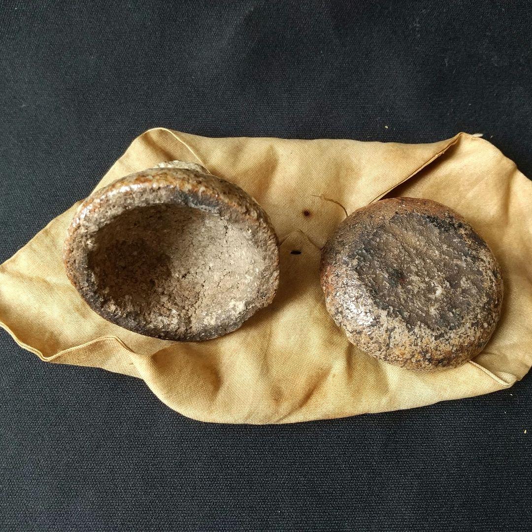 貴重  古信楽  獅子  香合  古箱   箱書あり  茶道具  骨董