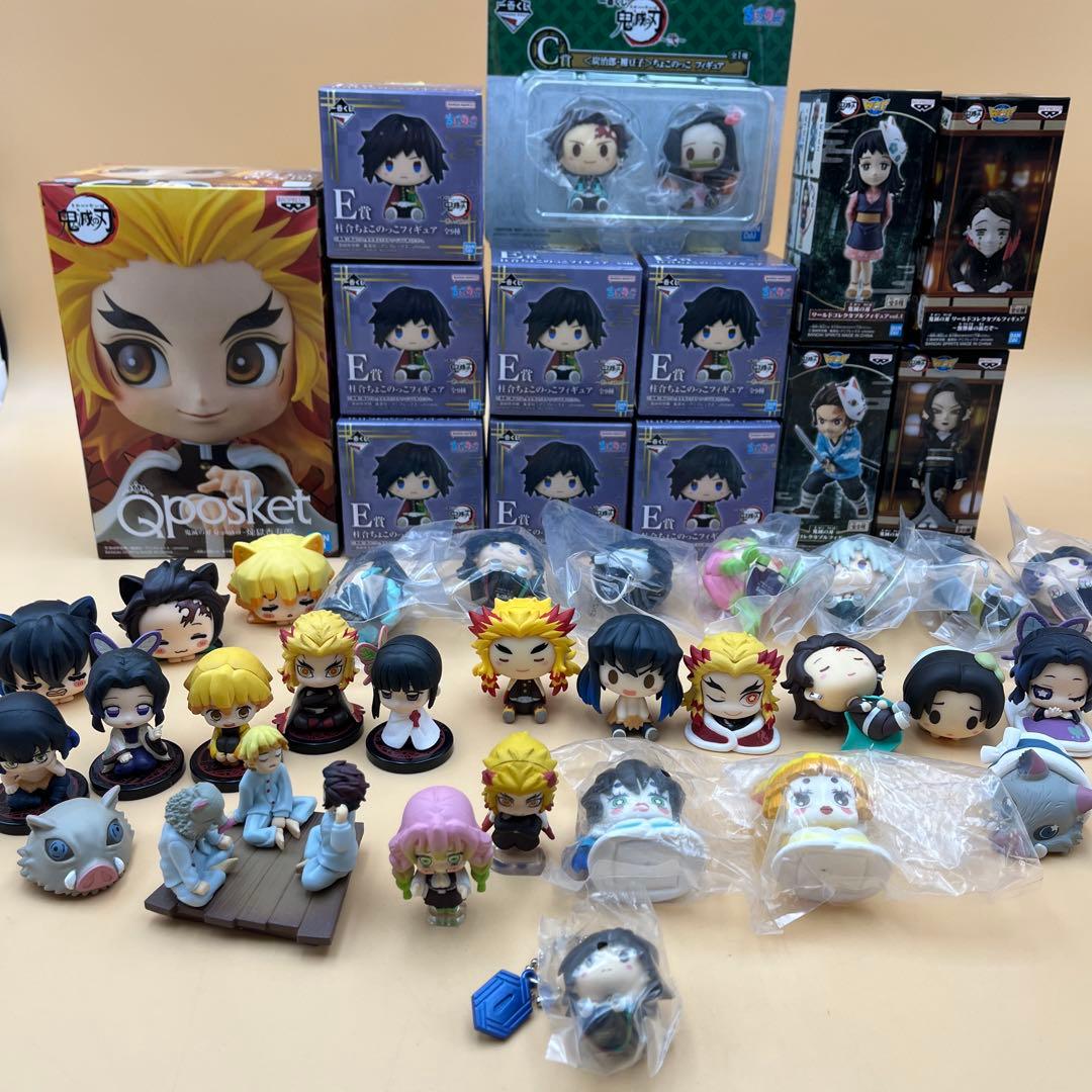 鬼滅の刃　フィギュア　まとめ売り　ちょこのっこ　ワーコレ　Qposket