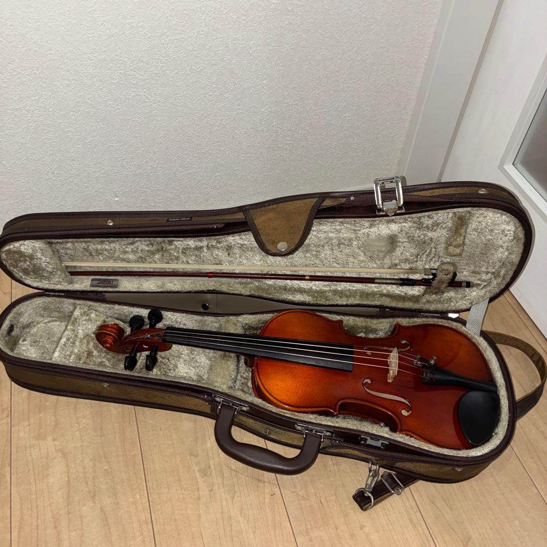 【ツヤ！美品】 SUZUKI NO.200 1/2 Anno2010バイオリン