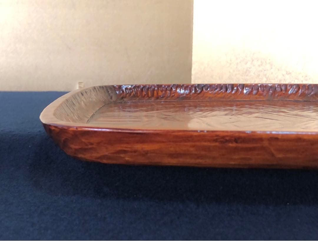 《R》伝統工芸 讃岐彫 吸物膳5客 小膳 刳抜　260121き6