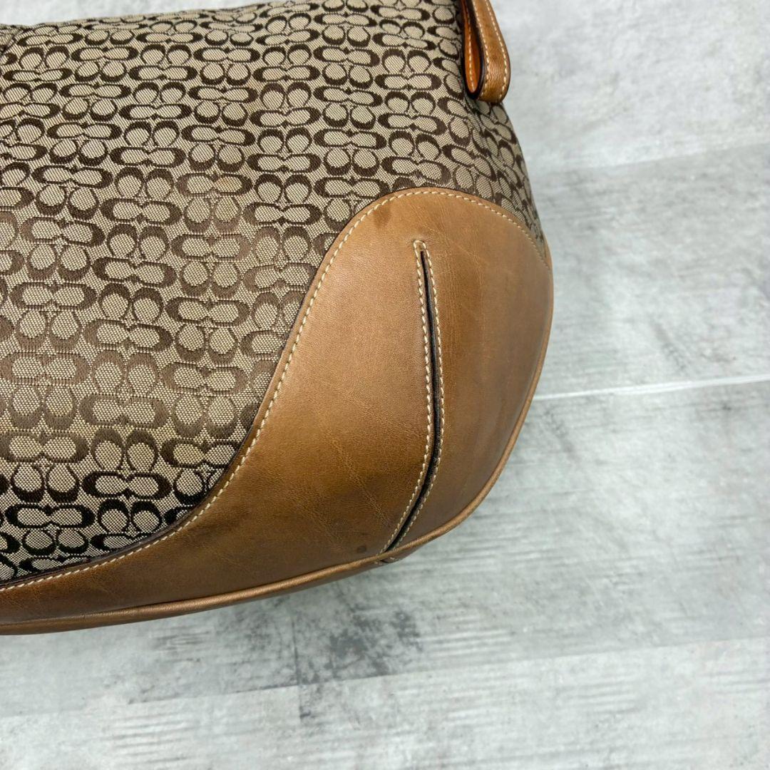 COACH コーチ ワンショルダー ソーホー 肩掛け シグネチャー ハーフムーン