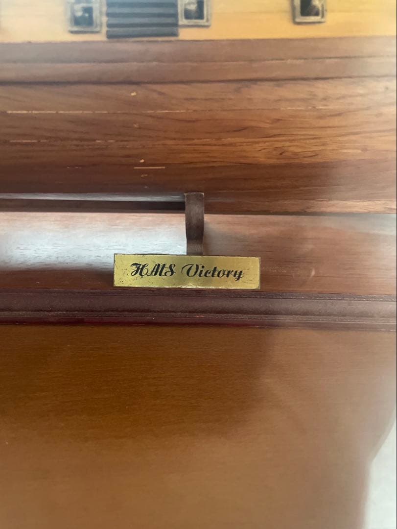 大型帆船模型ビクトリー　ヴィクトリー　VICTORY ガラスケース付 引取限定