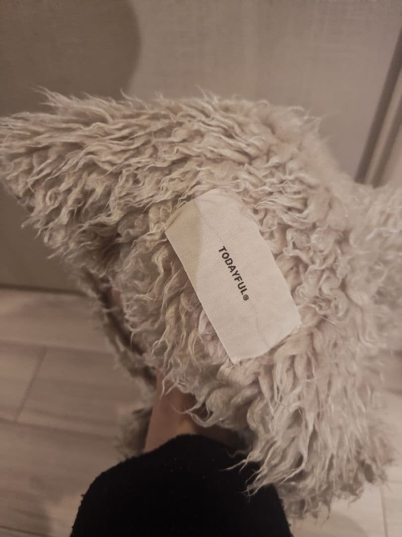 TODAYFUL Volume Fur Shoulderbag ナチュラル