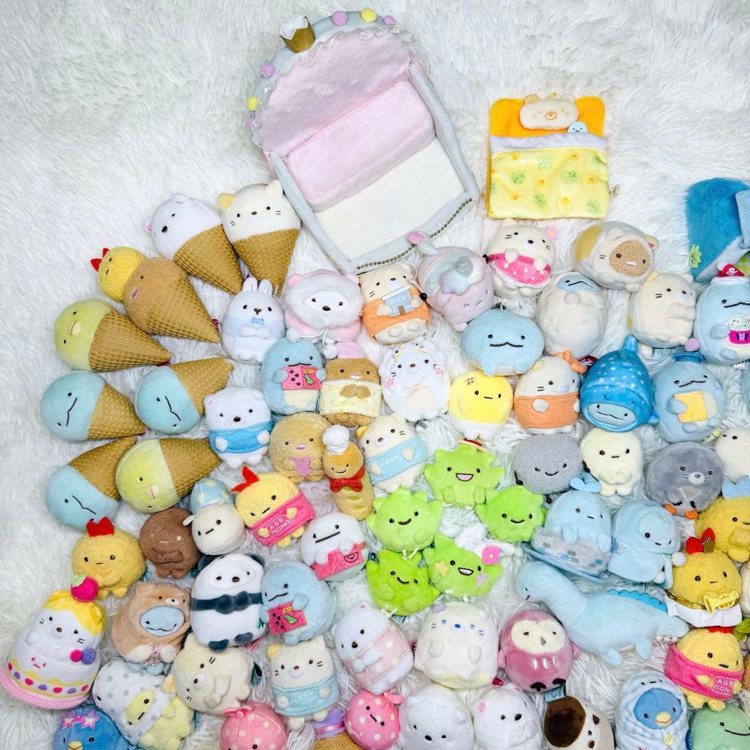 希少 大量 100個以上 すみっコぐらし てのり ぬいぐるみ マスコット まとめ