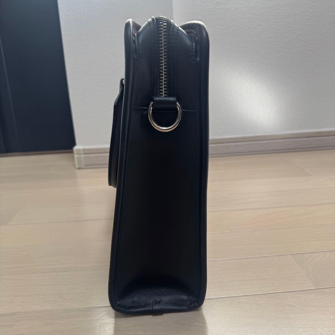 【COACH】レザービジネスバッグ 黒 ブラック