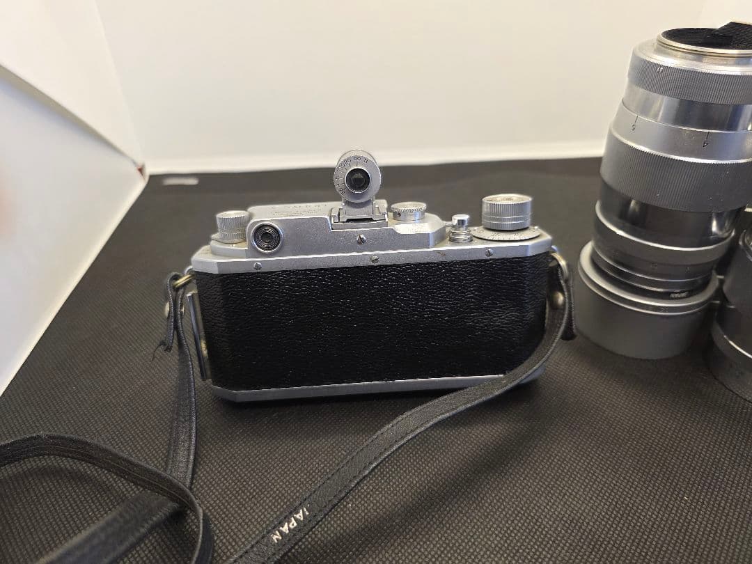 希少アンティークCanon カメラ レンズ4本　ファインダー2個付き
