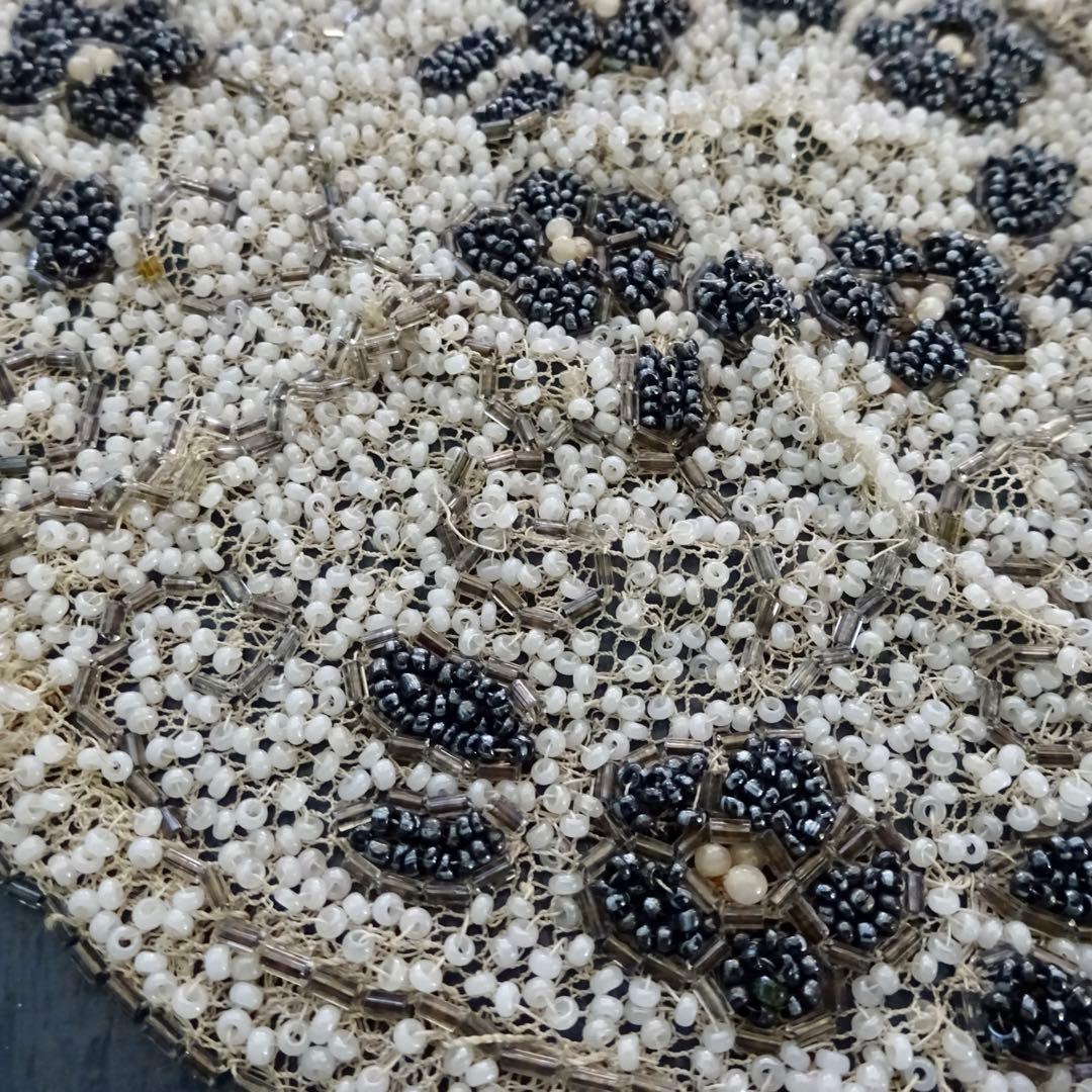 アンティーク ビーズ ヘッドドレス アート作品 フランス ブロカント