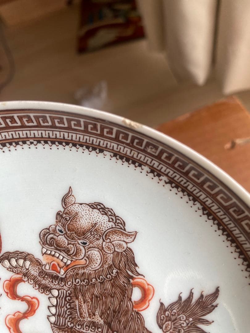 中国　景徳鎮製　乾隆年製小皿　　　引越しのため　売り尽くす
