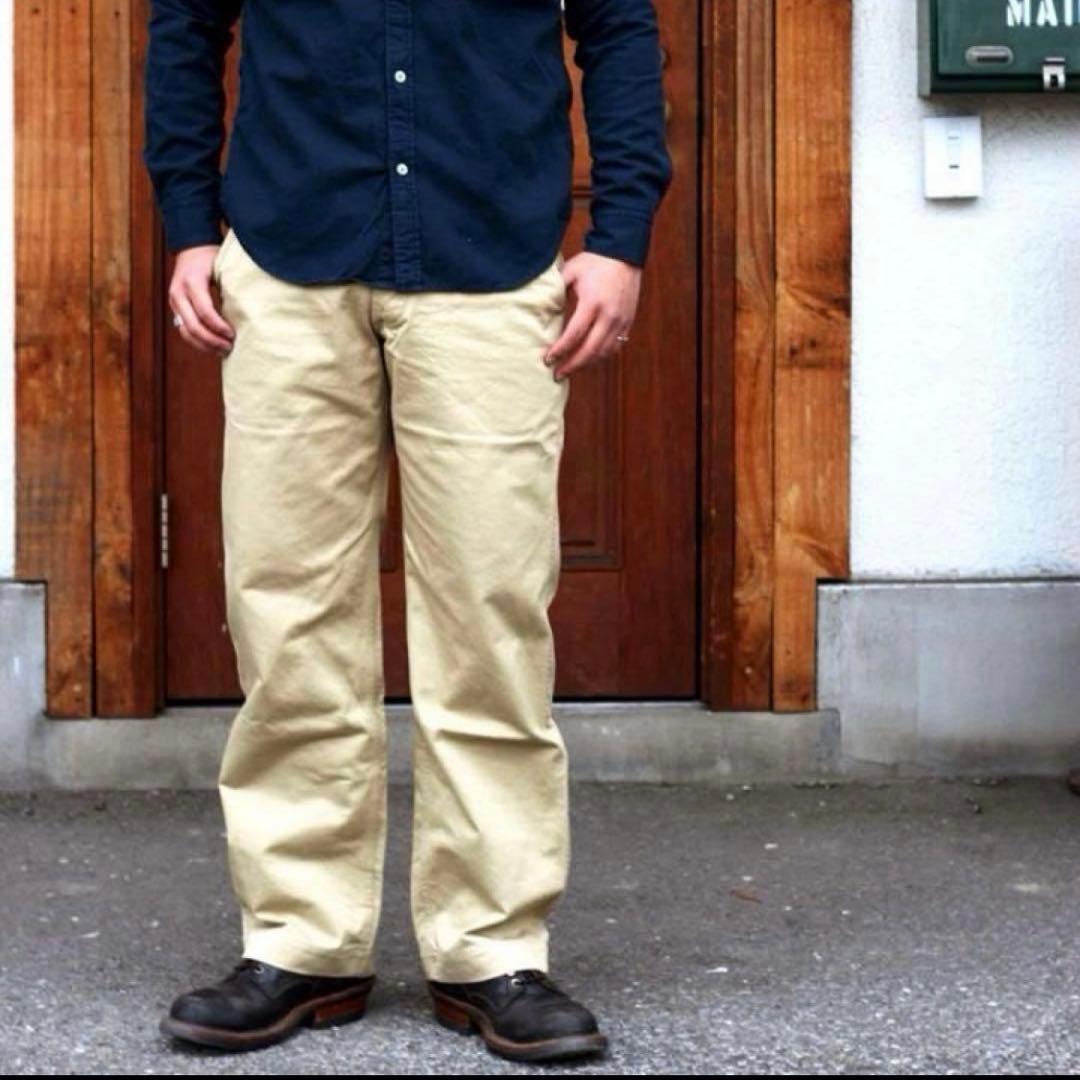 ⭐️ウエアハウス⭐️ (WAREHOUSE) Lot 1082 チノパン ベージュ