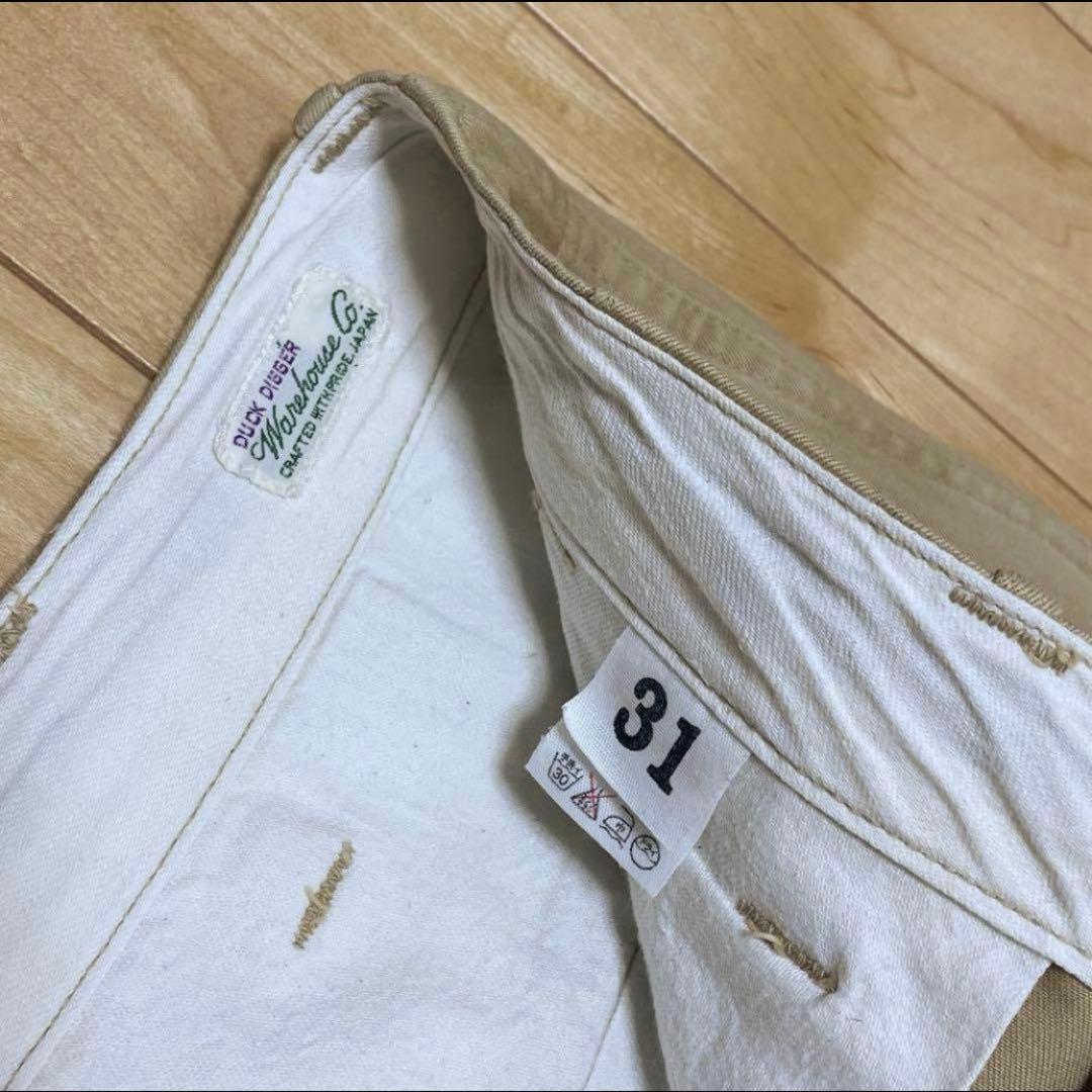 ⭐️ウエアハウス⭐️ (WAREHOUSE) Lot 1082 チノパン ベージュ
