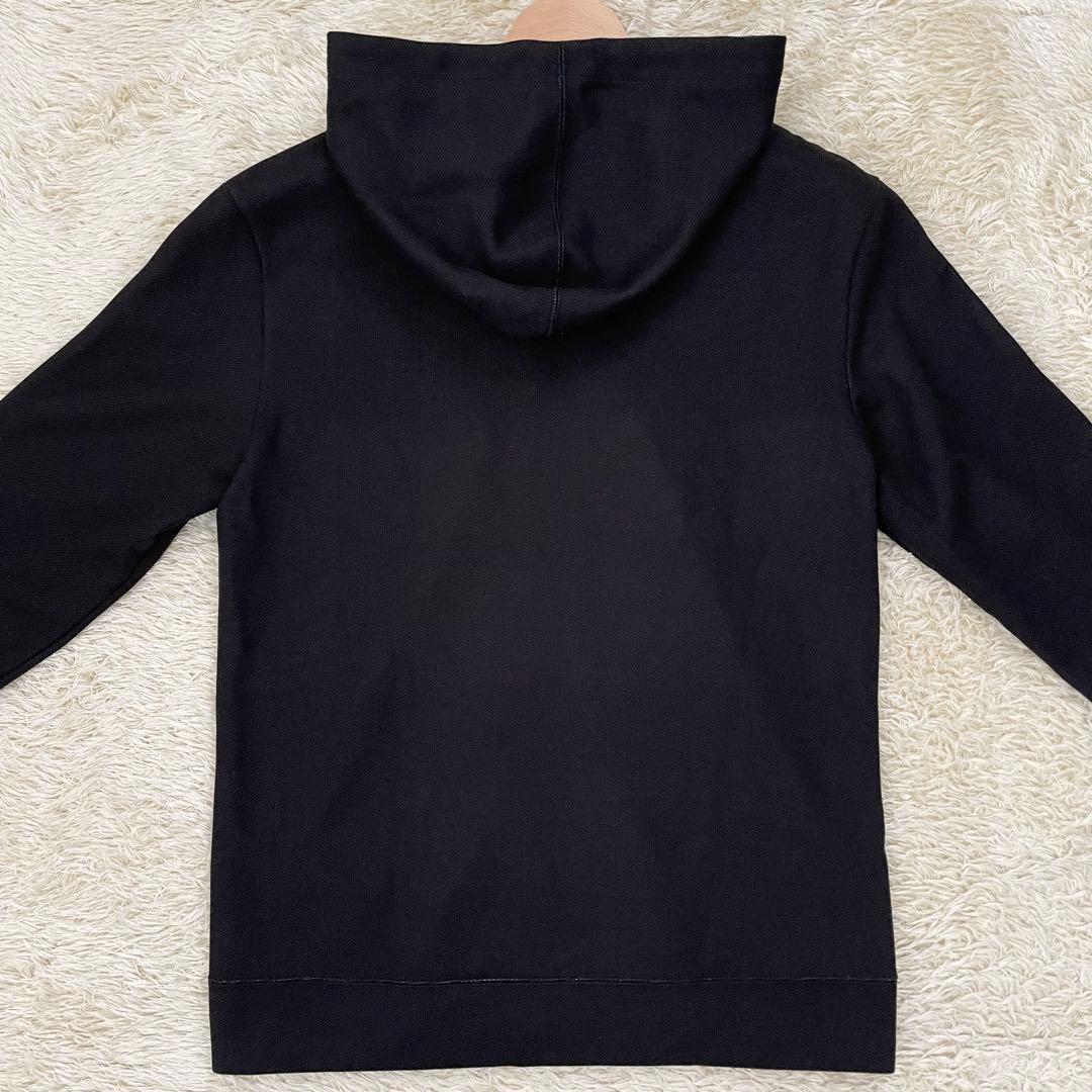 ブラックレーベルクレストブリッジ パーカー フルジップ チェック 黒 Mサイズ