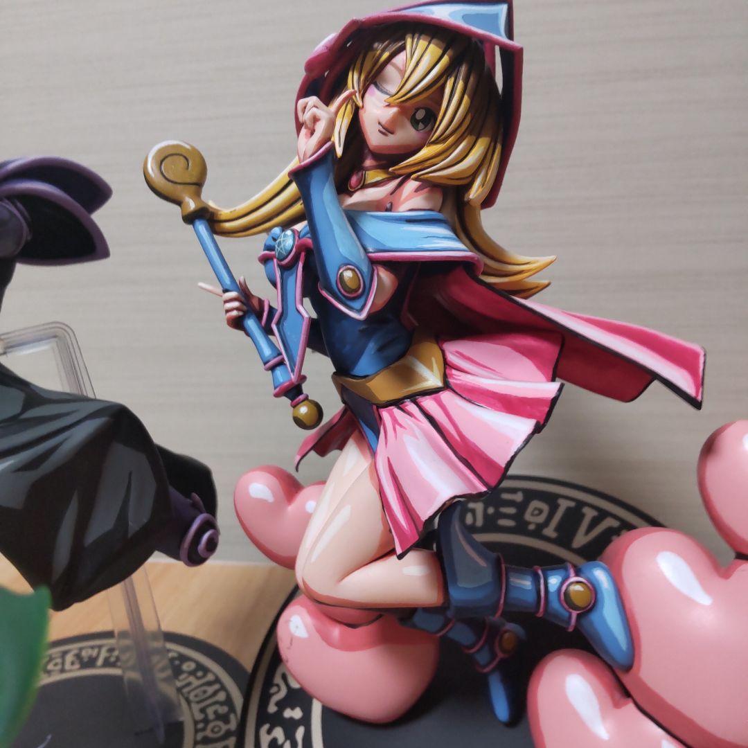 ブラックマジシャン ブラックマジシャンズガール 遊戯王リペイントフィギュアセット