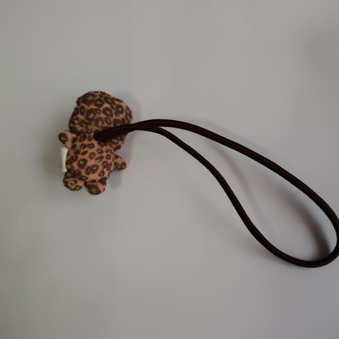 プーさん着ぐるみ ヒョウ柄ヘアゴム　マスコット　希少