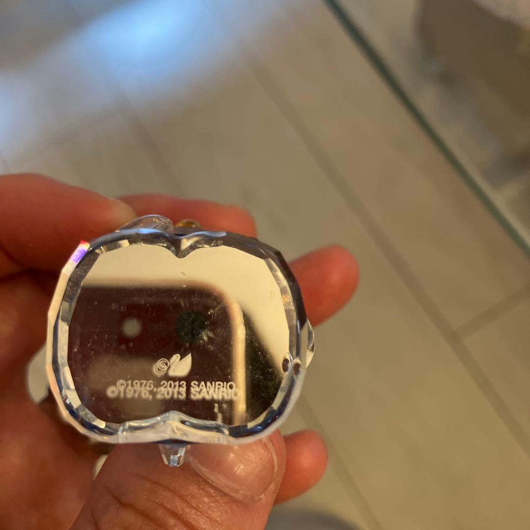 ハローキティ クリスタルフィギュア スワロフスキー　2013限定　希少　ミラー付