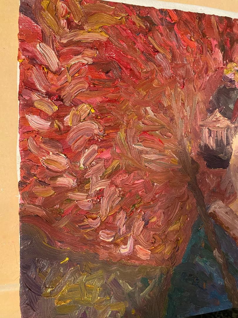 油絵　油彩　一点物　F4