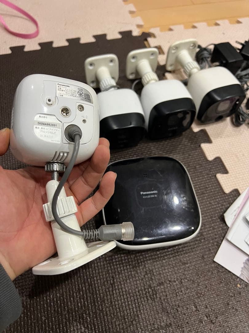KX-HJB1000-W 防犯カメラ 4台セット KX-HJC100-W