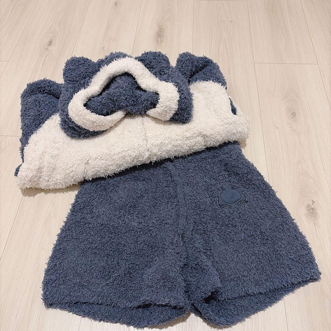 【ポケモンスリープ】カビゴンパーカ&ショートパンツセット【ジェラピケ】