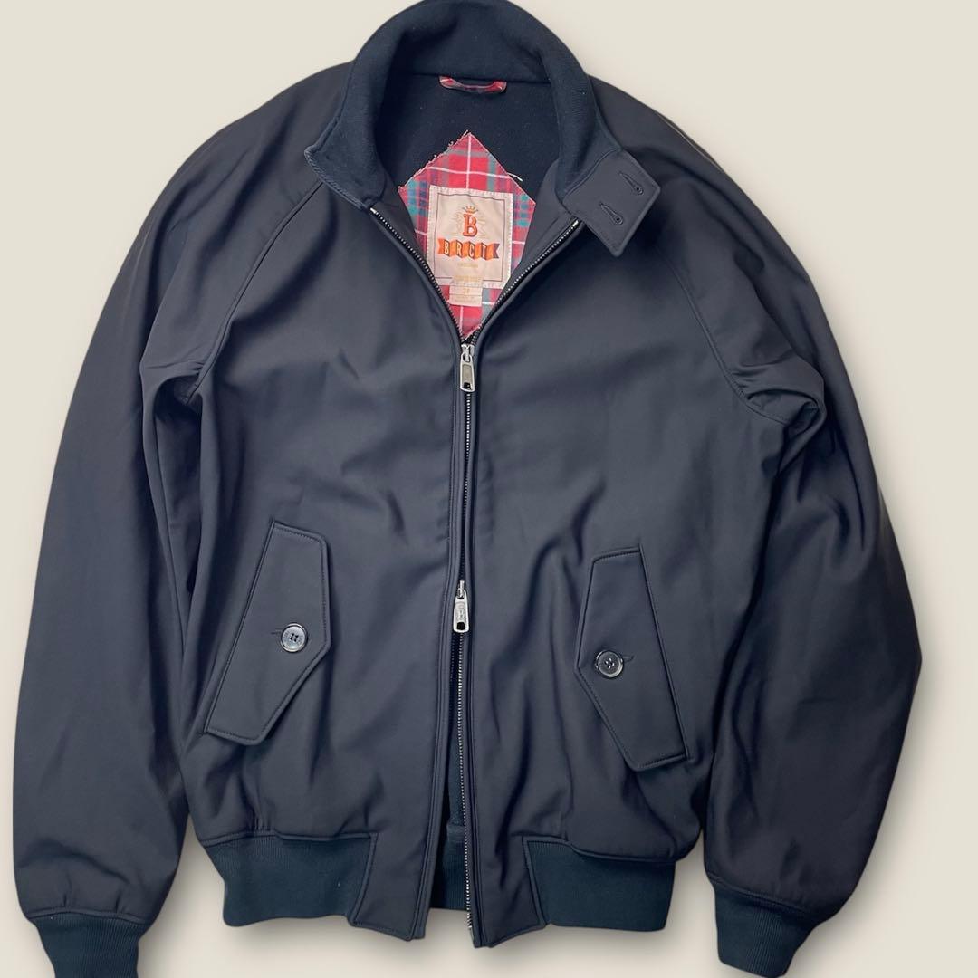 極美品 バラクータ baracutaブルゾン フリース 起毛 ナイロン 黒 38