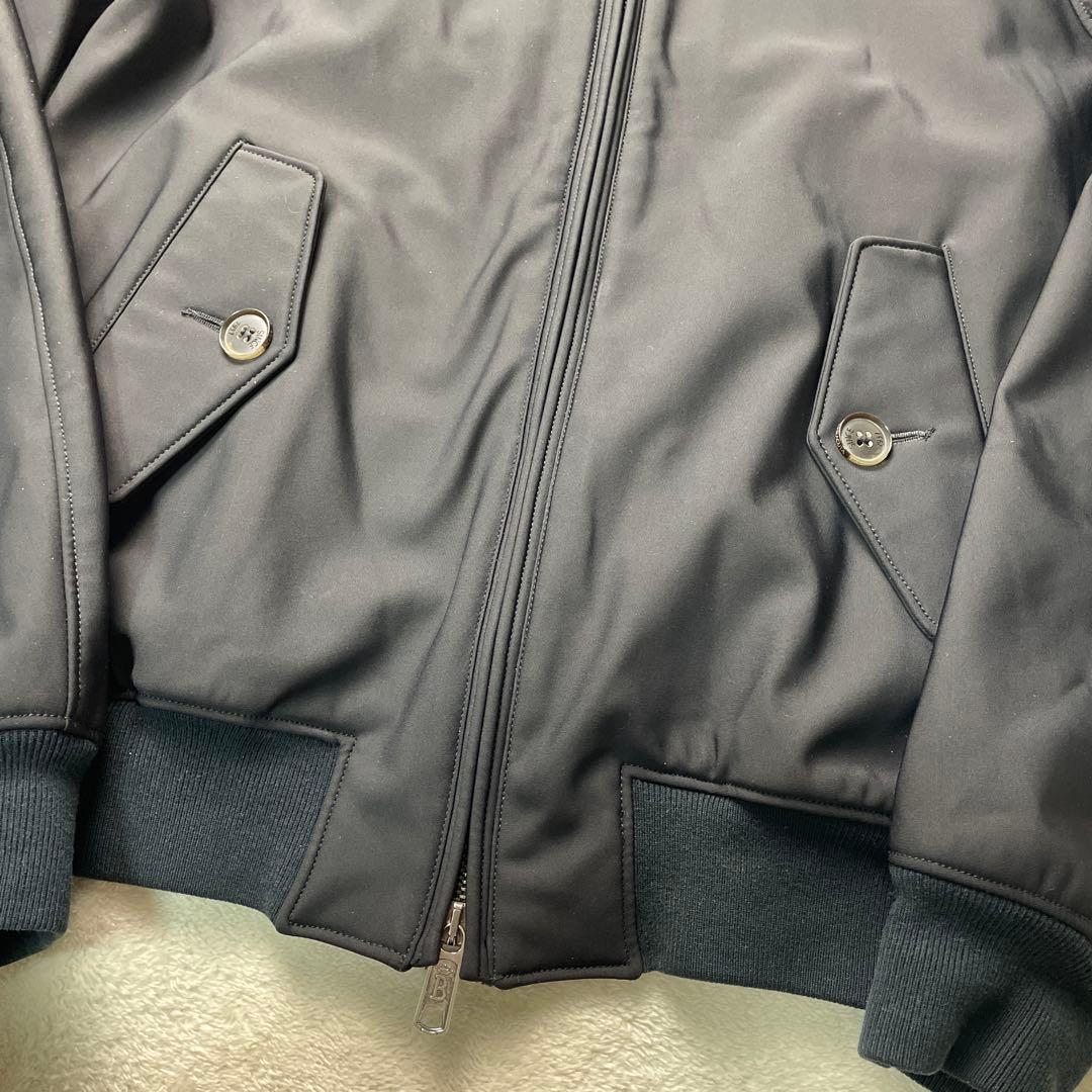 極美品 バラクータ baracutaブルゾン フリース 起毛 ナイロン 黒 38