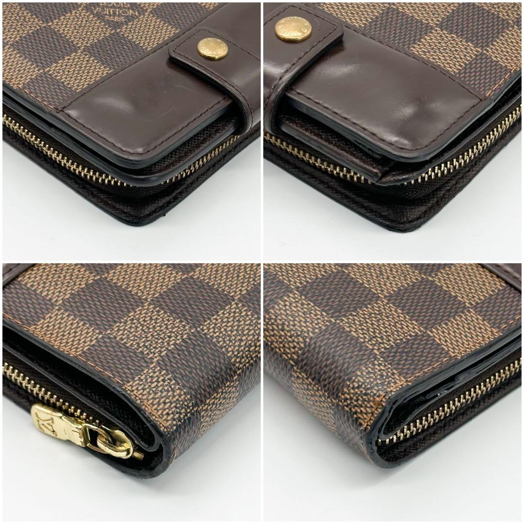 ルイヴィトン コンパクトジップ ダミエ 二つ折り ミニ スモール