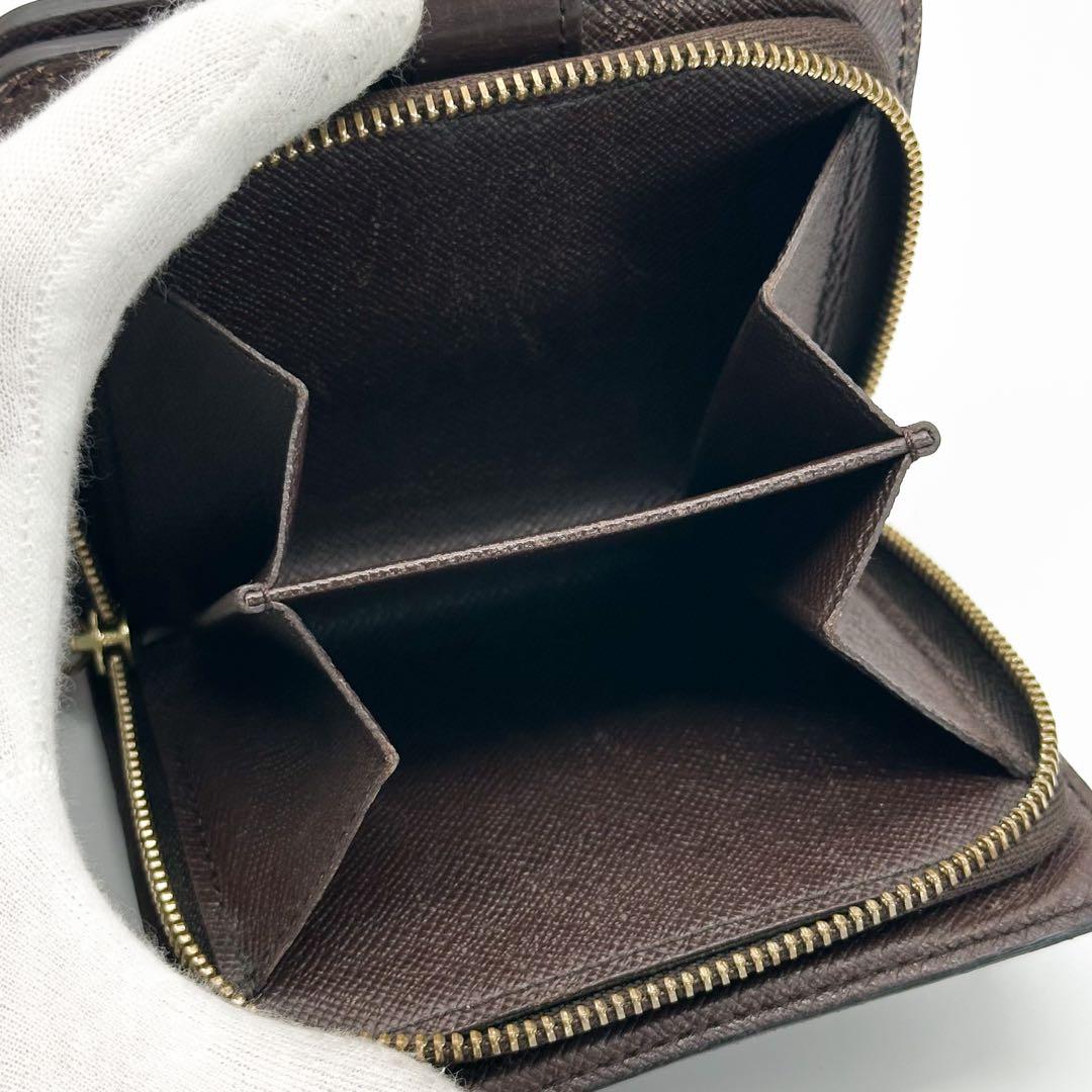 ルイヴィトン コンパクトジップ ダミエ 二つ折り ミニ スモール