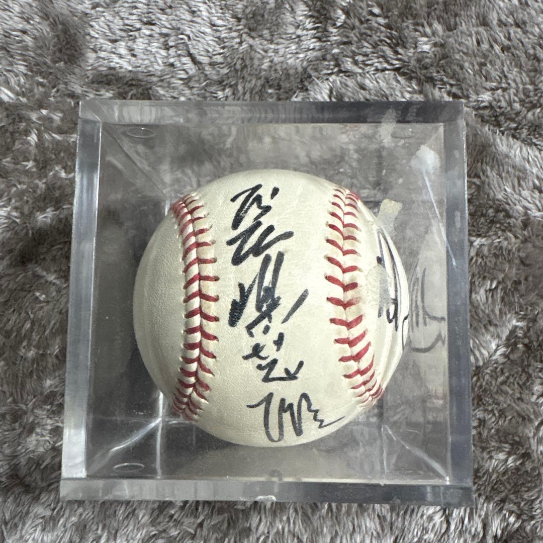 長*ー様 読売ジャイアンツ長嶋茂雄王貞治寄せ書き直筆サインボール　ボールケース付