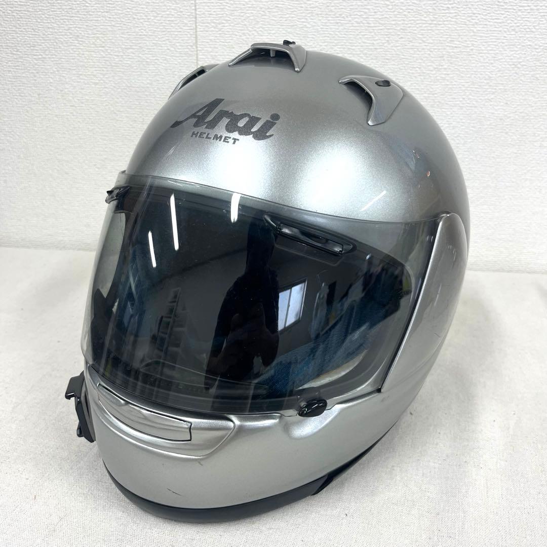 Arai フルフェイスヘルメット シルバー XL 61.62cm