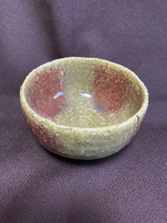 #希少陶器河合寛次郎高橋一智作白紬筒形抹茶碗　超レア