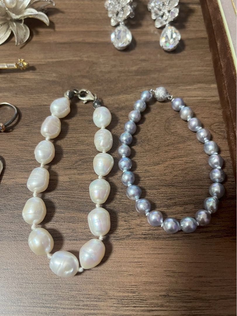 10★遺品整理★パールネックレス★指輪★ブレスレットなど