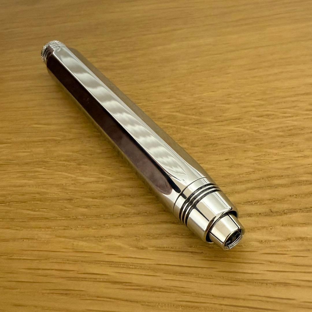 カヴェコ　スケッチアップ クラッチペンシル5.6 シャイニークローム　芯ホルダー