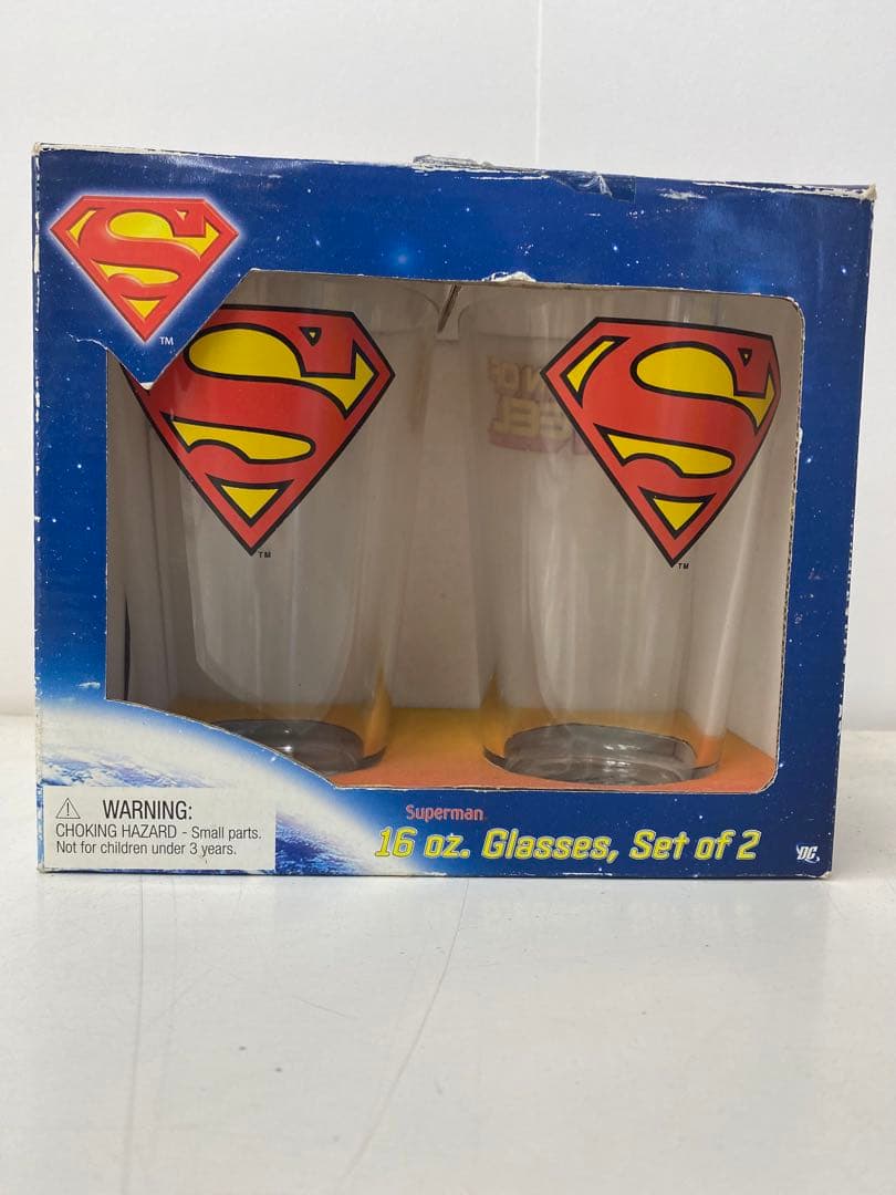 スーパーマン　16ozグラスセット
