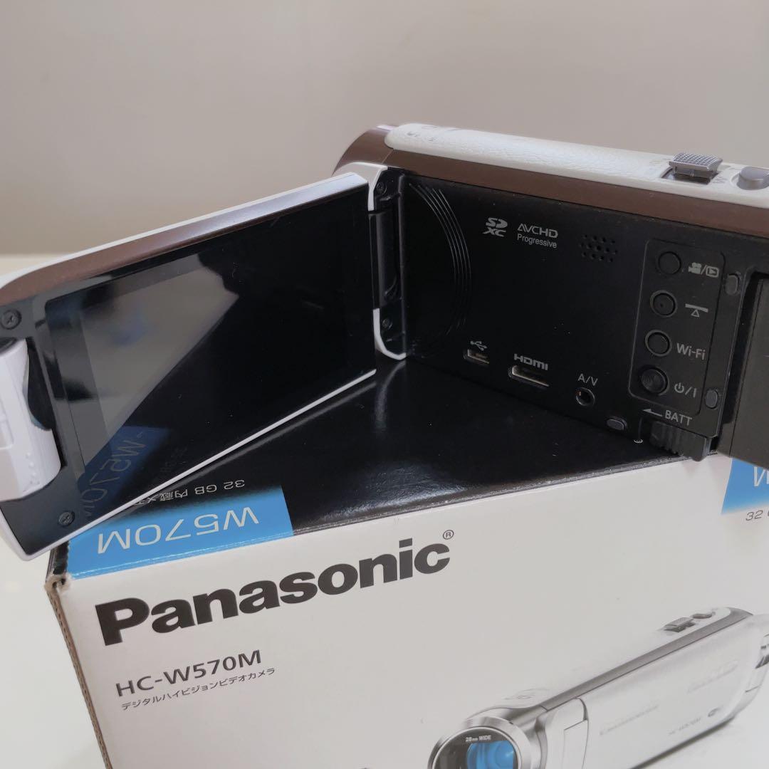【美品】Panasonic HC-W570M ビデオカメラ 本体