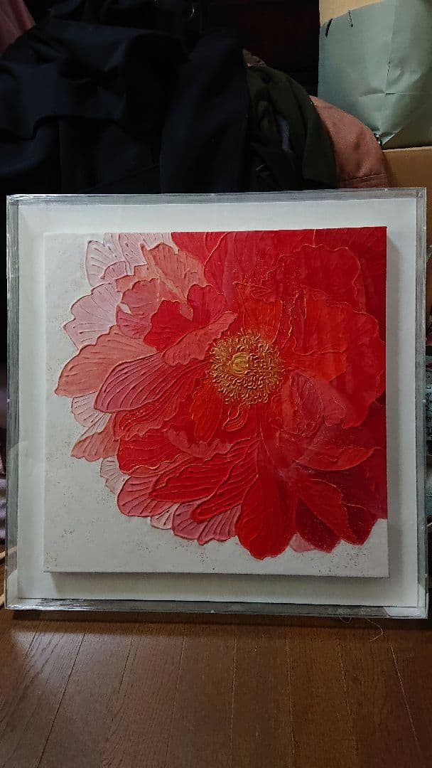 日本画 絵 絵画 ぼたん