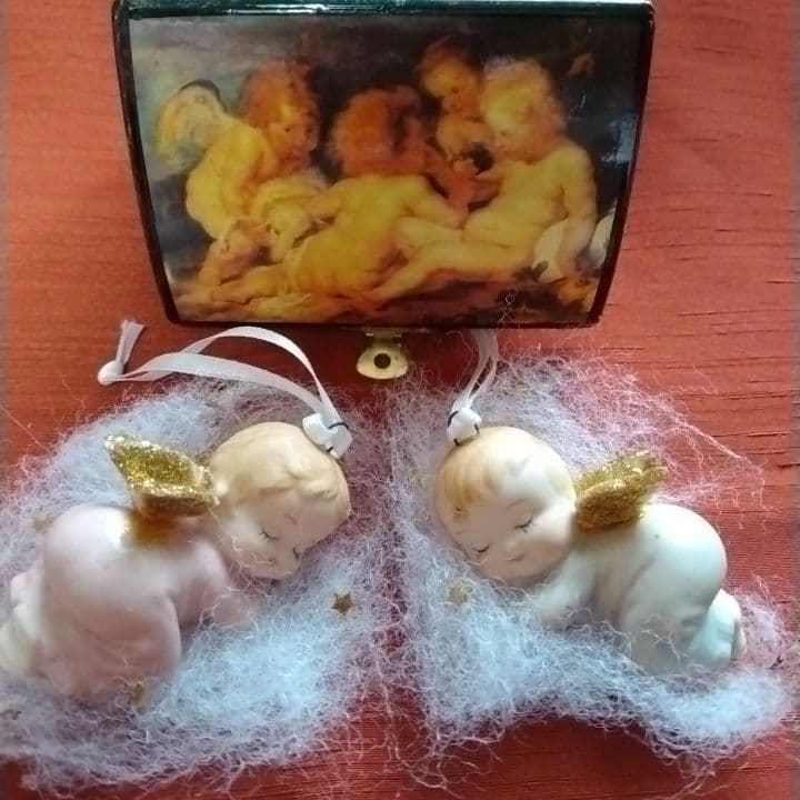 プリンス・エドワード島ヴィンテージ・ヴィクトリアン♡手作りビスクドール・セット