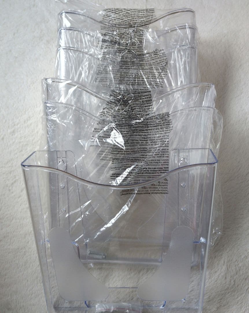 マガジンラック　ディスプレイ収納　ウォールラック　レコードラック収納ラック　6個