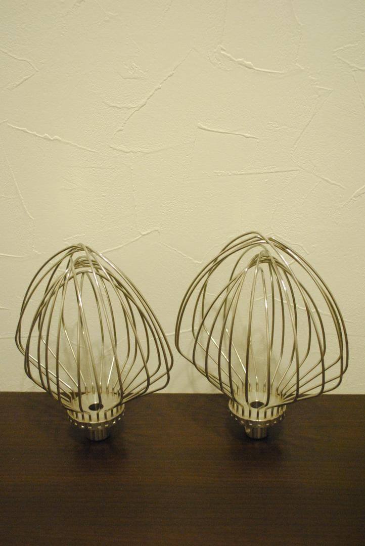 キッチンエイド スタンドミキサーKSM7、8用　１１本ワイヤーホイップ 2個