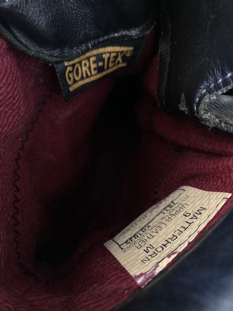 bellevilleベルビルゴアテックGORE-TEX 黒 レザー ハイカット