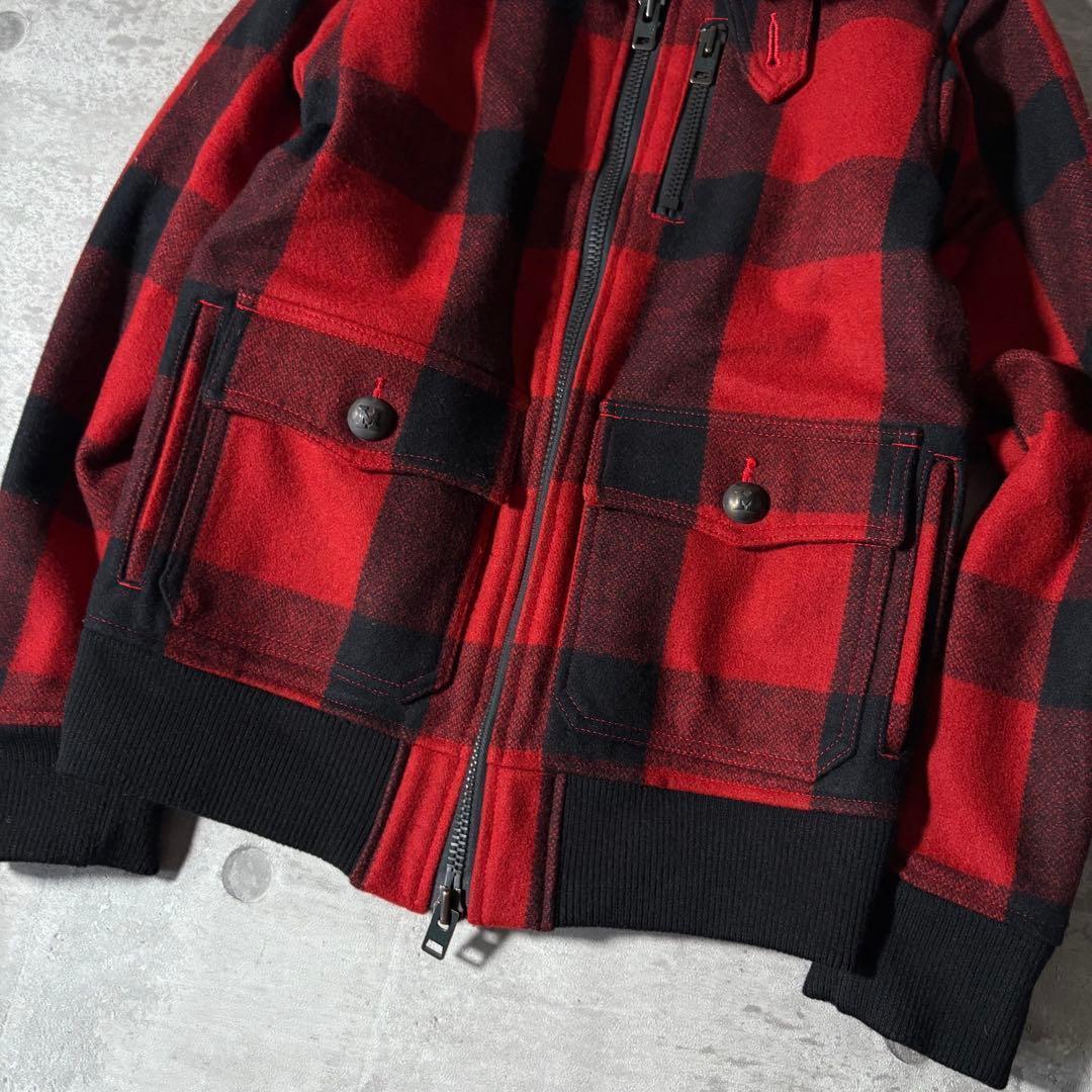 ジャケット・アウター 00s archive far check wool jacke y2k