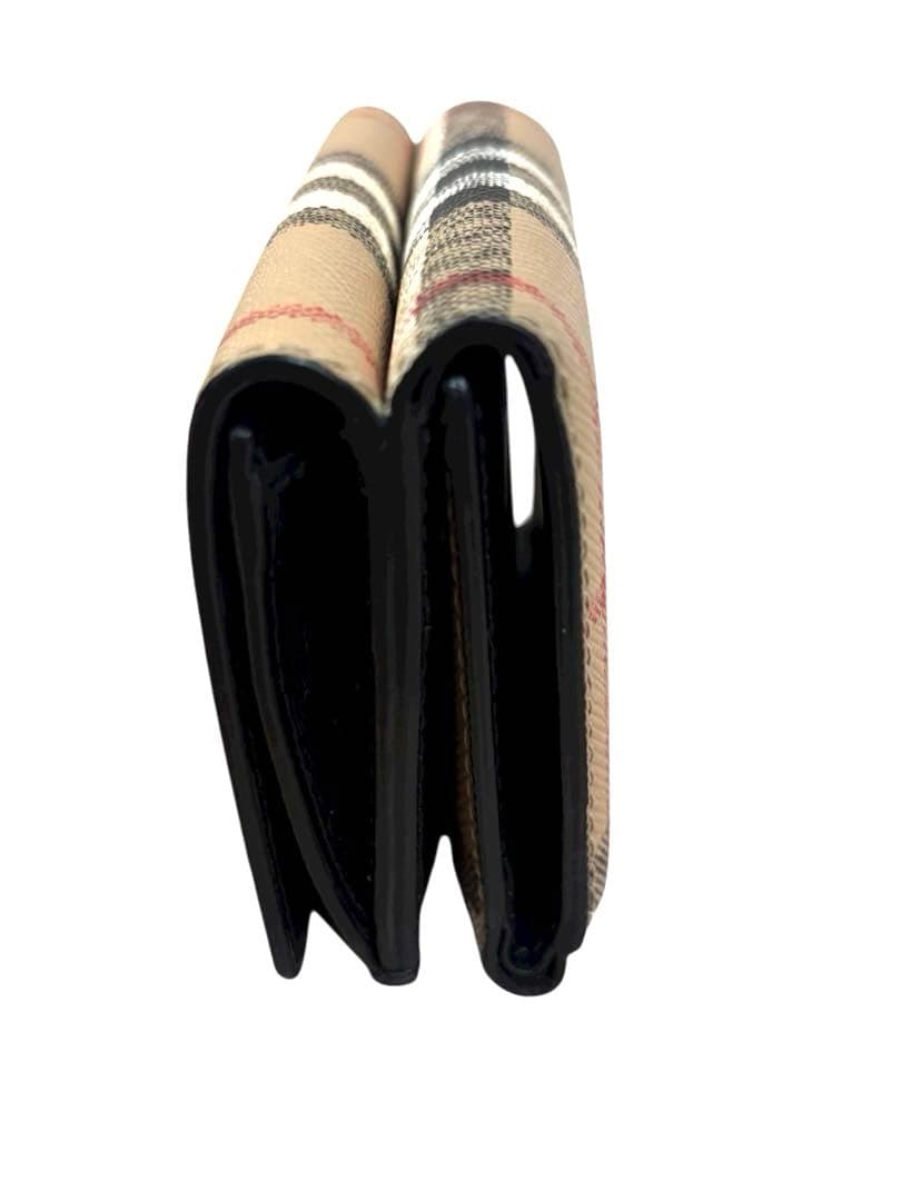 極美品　BURBERRY（バーバリー）三つ折り財布 ミニウォレット　ノバチェック