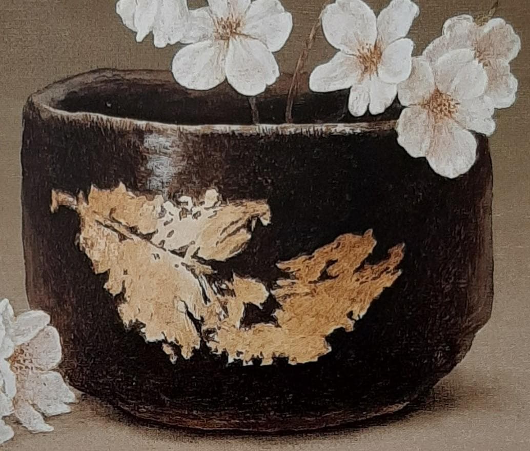 戸嶋但、「桜花」、希少画集の額装画、四季、風景、人気作品