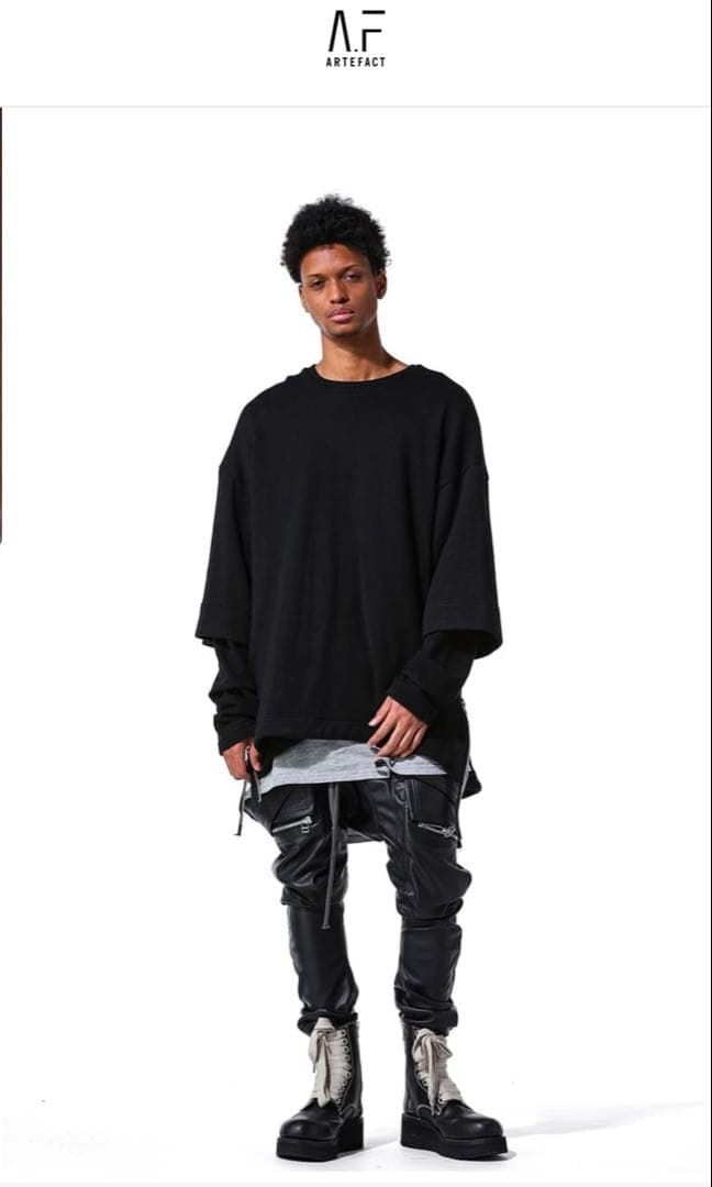 AF.ARTEFACT サルエルパンツ