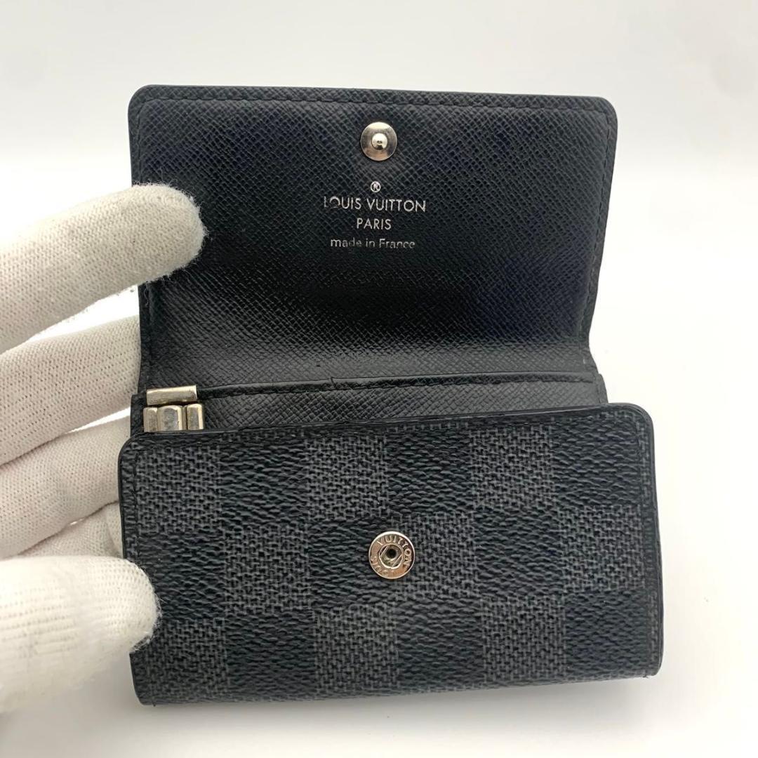 ルイヴィトン ミュルティクレ6 キーケース キーホルダー ダミエグラフィット