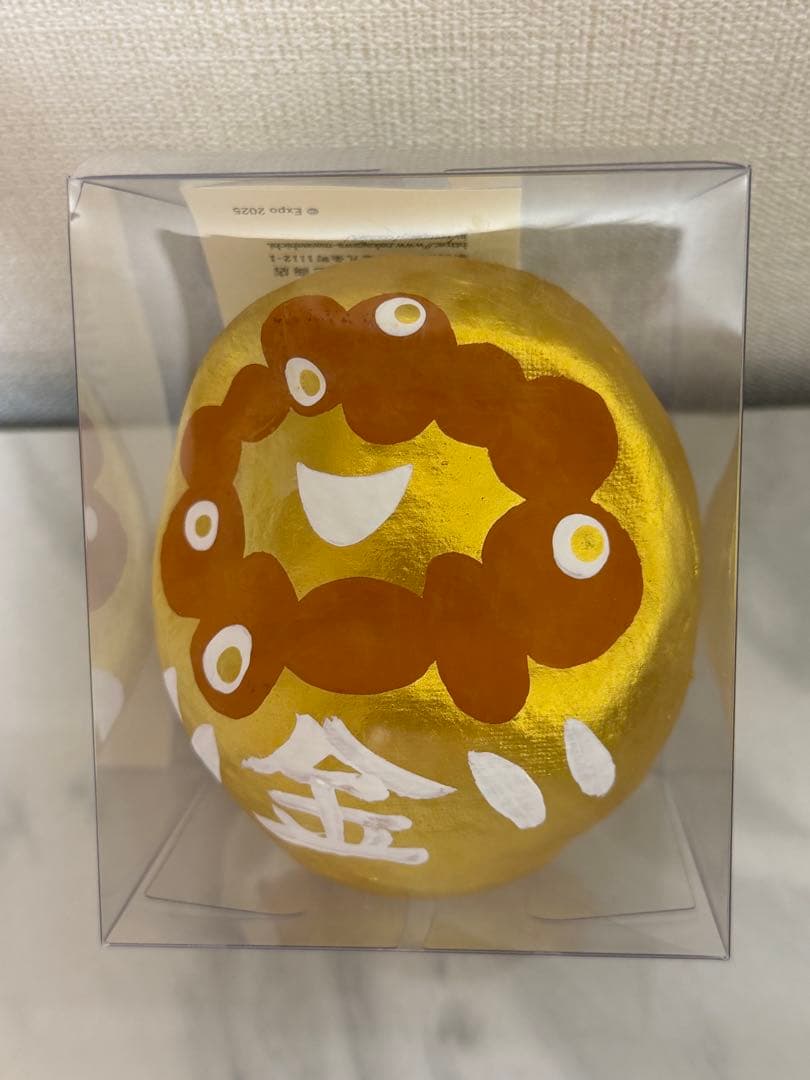 ミャクミャク だるま 万博 金色　金運アップ