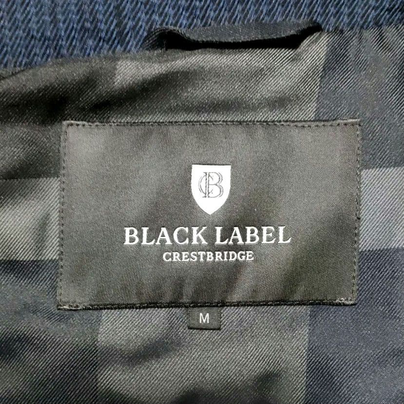 【未使用に近い】ブラックレーベルクレストブリッジ　シアサッカー　パーカー　紺