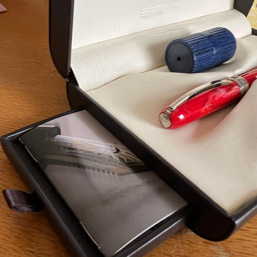 ビスコンティ VISCONTI 万年筆 赤 オリジナルボックス付き