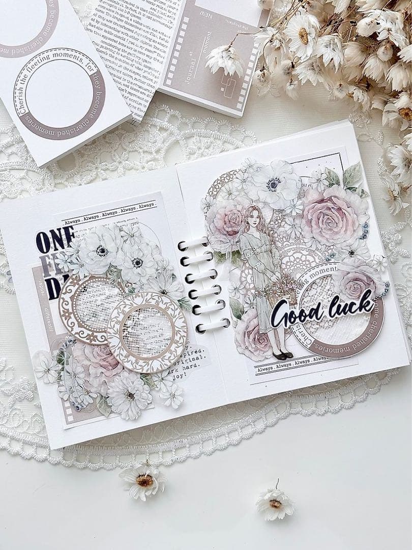 コラージュ素材　紙もの　素材紙　【1827】