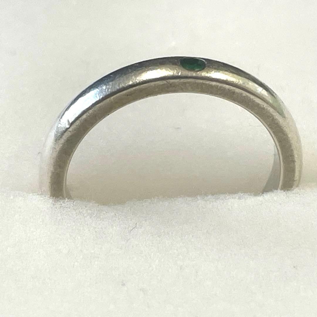 【H】Tiffany ティファニー スタッキング バンド エメラルド SV925