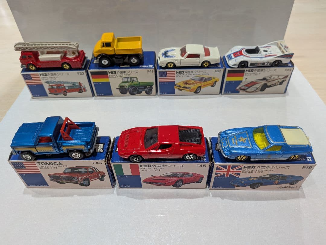 ★昭和-当時物★：☆トミカ-ミニカー：青箱他-多数：全64台-まとめ出品☆